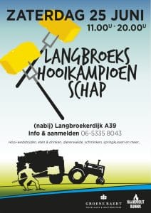 Zaterdag 25 juni Langbroeks Hooikampioenschap