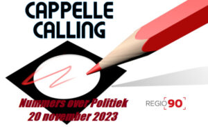 Cappelle Calling in teken van politiek op 20 november